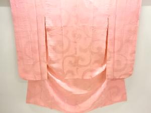 アンティーク　紋錦紗渦模様織出し長襦袢